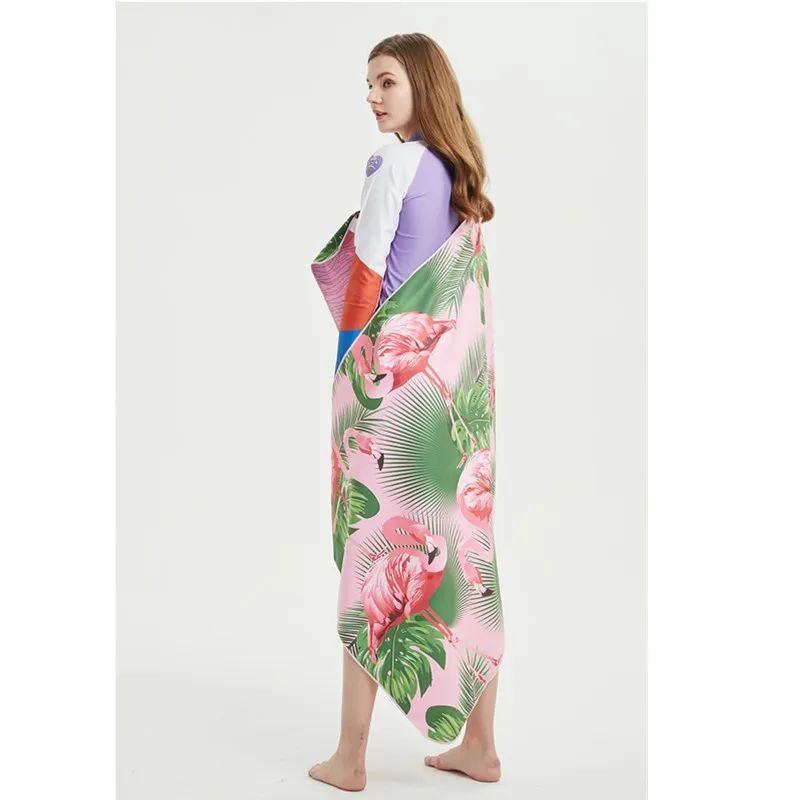 Пляжное полотенце из микрофибры с квадратной реактивной печатью|Другие