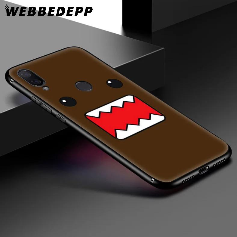WEBBEDEPP простой Domo Kun аниме мягкий чехол для Xiaomi Redmi K20 7A 4A 4X 5 5A 6 6A S2 Note 8 4 7 Pro Plus Prime |