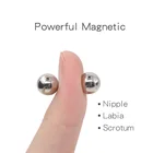 Металлические мощные магнитные шарики, зажимы для сосков, Мошонка, половые губы стимулятор для груди Mager для взрослых сексуальная игрушка для мастурбации