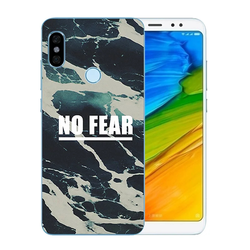 Для Xiaomi Redmi Note 5 Pro задняя крышка цветной каменный узор для чехол телефона