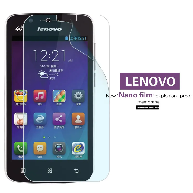 Лучшее качество анти осколочная Защитная пленка для Lenovo A320T A858T A859 A916 A2800 A3900