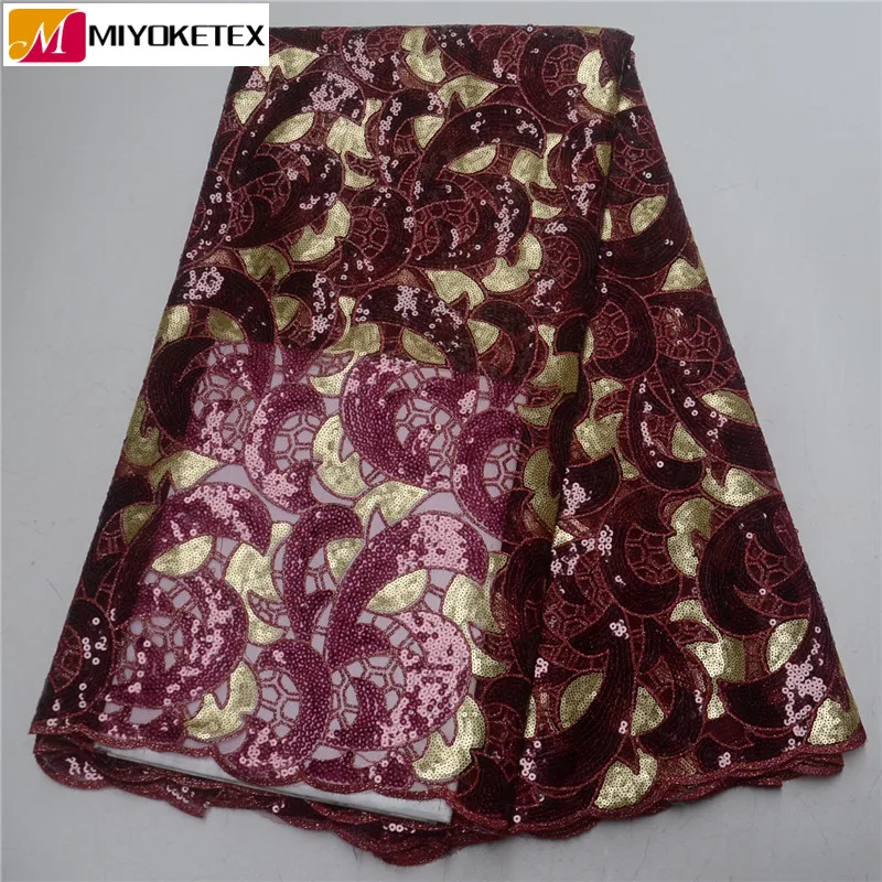 High Quality African Organza Sequin Lace Fabric Hot Sale Nigerian Wedding Dress Green French Tulle Laces PSA554-1 | Дом и сад