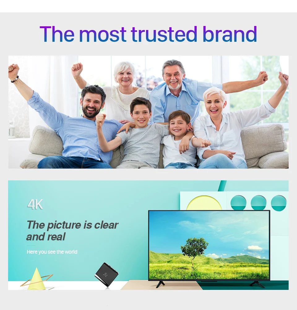 Leadcool S2 Media Player RK3229 4 ядра Android 8,1 ТВ BOX Smart ТВ с 1 ГБ/2 GB Оперативная память 8 GB/16 GB Встроенная память Поддержка 2,4G Wi-Fi 100 M LAN