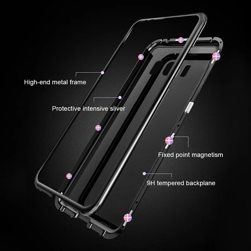 Магнитные поглощающие чехлы для телефонов Samsung Note 9 S8 Plus откидной Чехол задняя