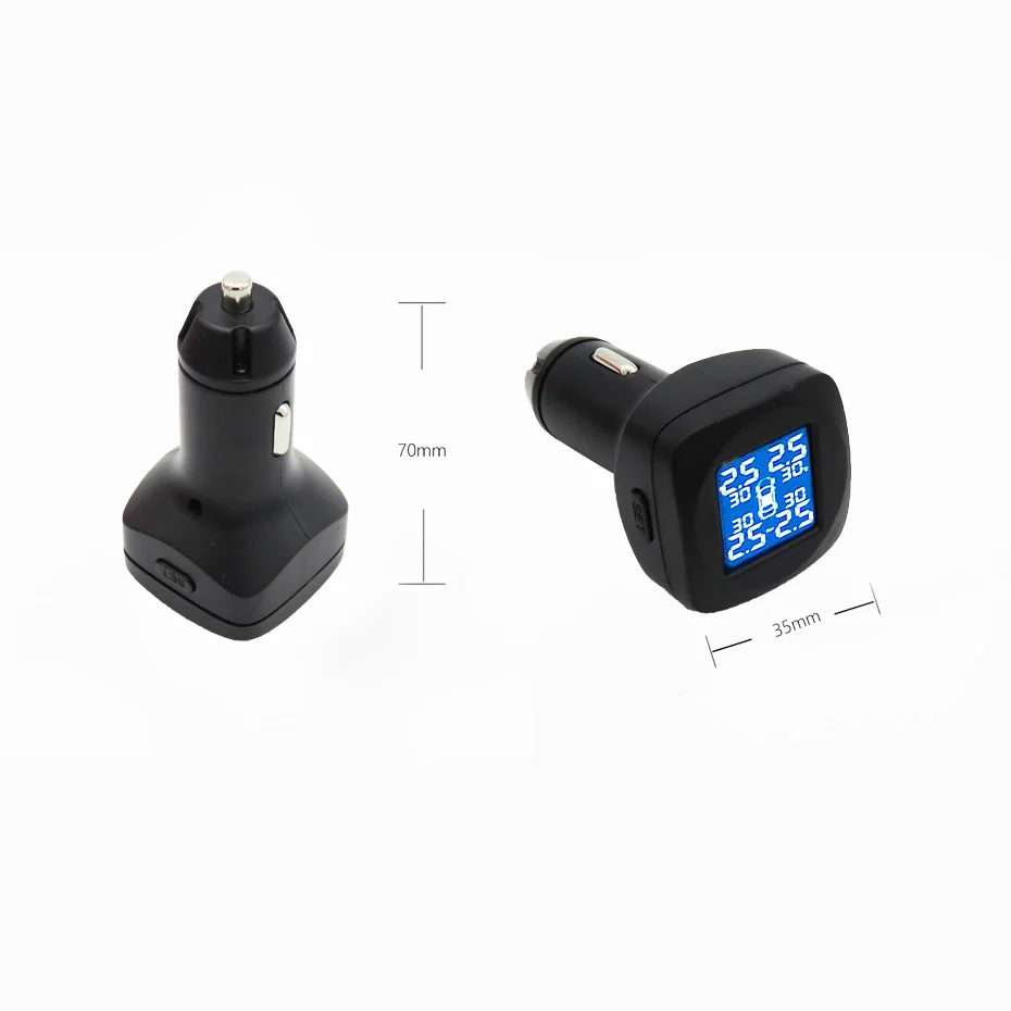 Система контроля давления в шинах TPMS 4 внешних/внутренних датчика для hyundai honda toyota