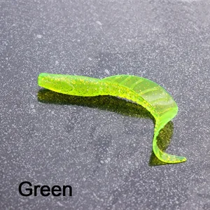 5 шт., набор рыболовных приманок силиконовые приманки, мягкий воблер, виброхвост червяк для ловли карпа, бионическая личинка для троллинга, свимбейт для рыбалки