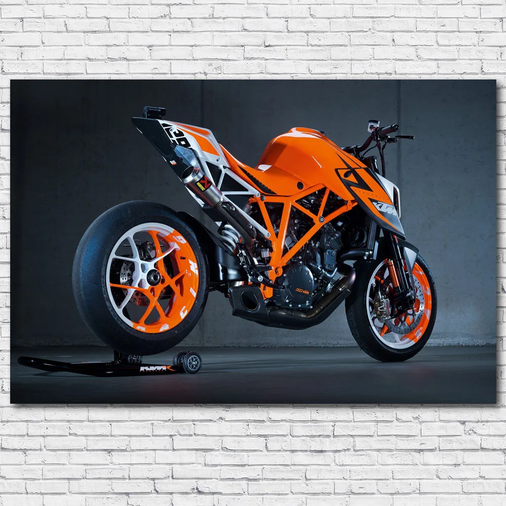 Superduke 1290 superbike мотоцикл гоночный автомобиль настенные художественные плакаты на