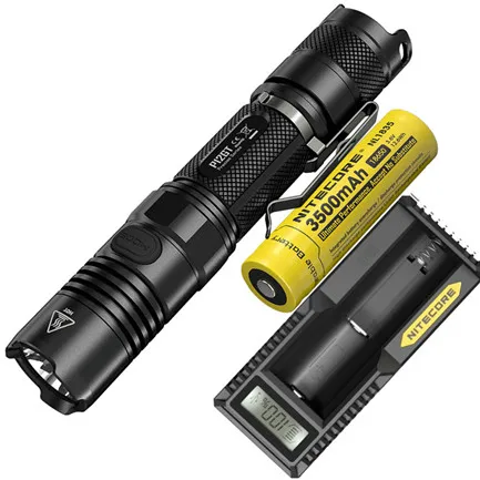 P12GT NL1835 UM10 NITECORE P12GT тактический фонарь XP-L HI V3 Макс 1000 люмен луч расстоянии 320 измерительный прибор наружный поисковый Фонарь ручной фонарь - Испускаемый цвет: P12GT NL1835 UM10
