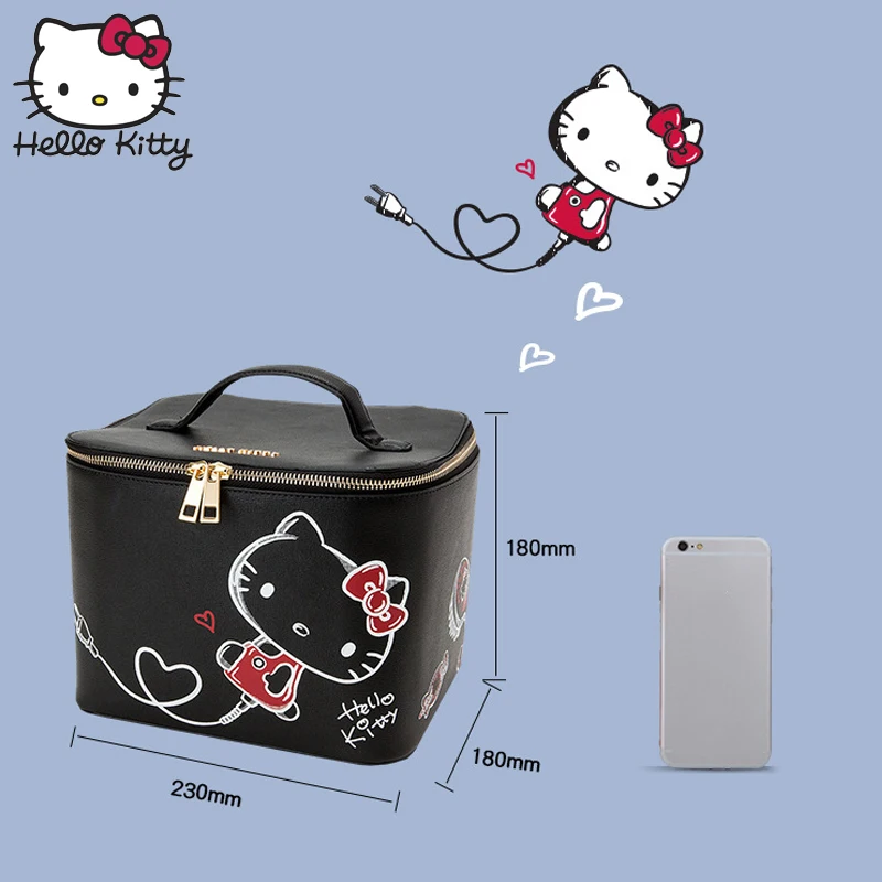 Коробка для хранения с героями мультфильмов Hello Kitty женская косметичка дорожная