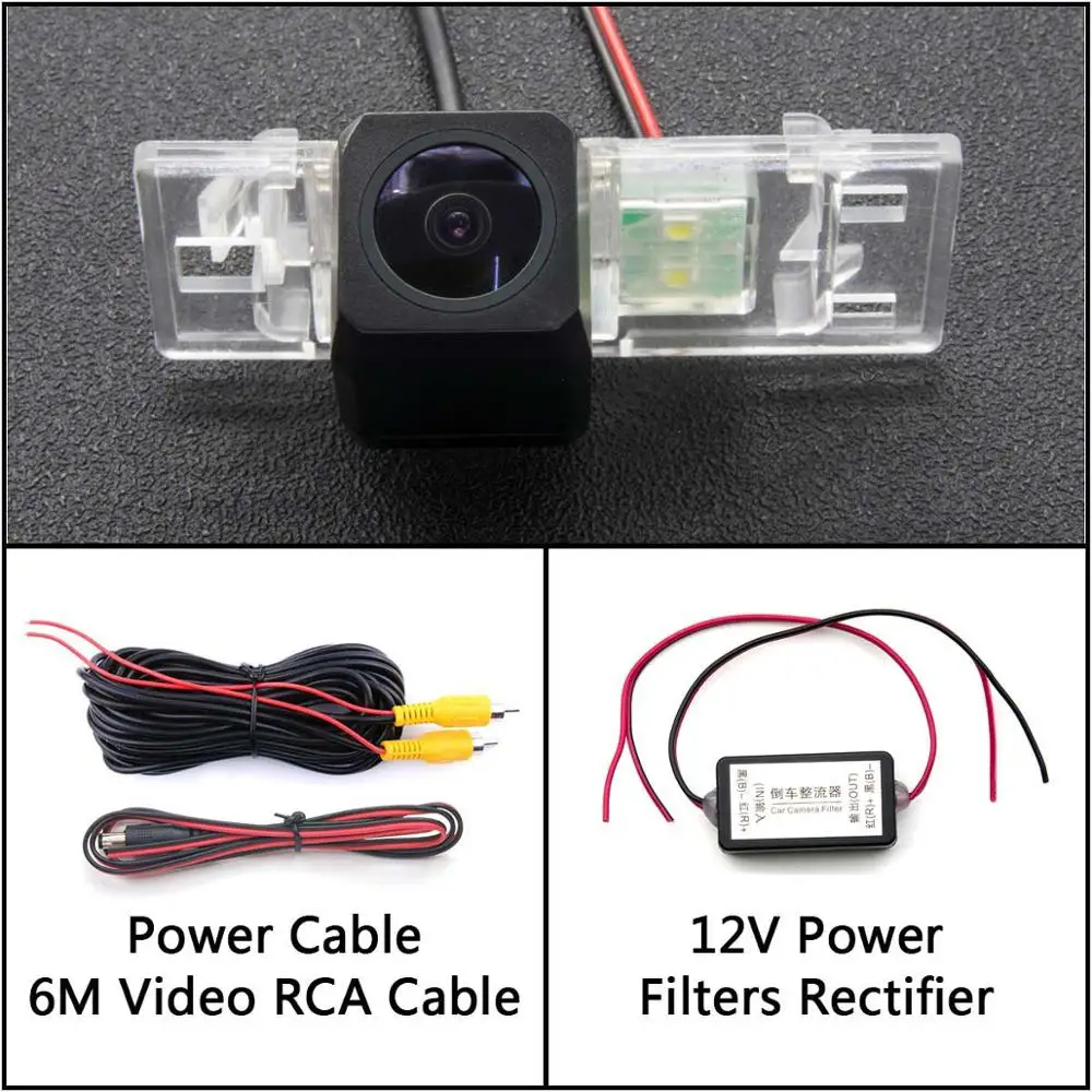 Camera With Filter Full HD резервная камера заднего вида для peugeot 407 406 coupe 106 1007 3D хэтчбек 307 308 2D Coupe автомобильный парковочный ЖК-зеркальный монитор - Название цвета: Camera With Filter