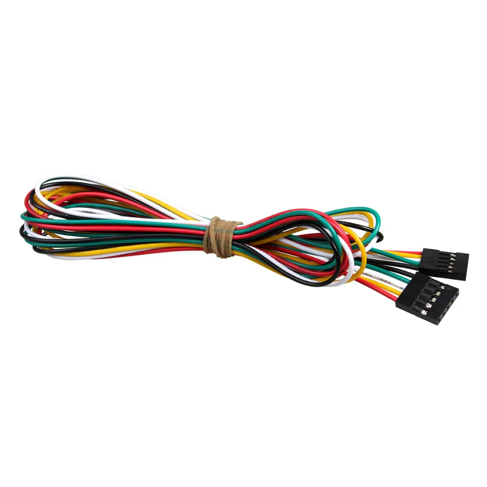 3DSWAY 10 шт./лот 5pin 100 см M F 2 54 мм кабель DuPont Джемпер провода для электронных DIY