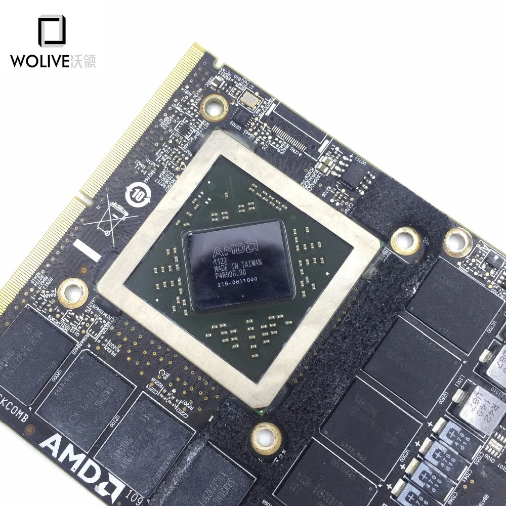 100% хорошо работает Видеокарта VGA Для iMac 27 &quotA1312 HD6970 HD6970m 2G 2 Гб AMD Radeon 661 5969 109 C29657 10