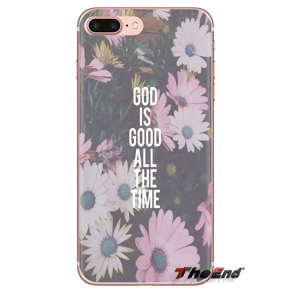 Для Samsung Galaxy S3 S4 S5 Mini S6 S7 Edge S8 S9 S10 Plus Note 3 4 5 8 9 Мягкие прозрачные чехлы God Is Good все