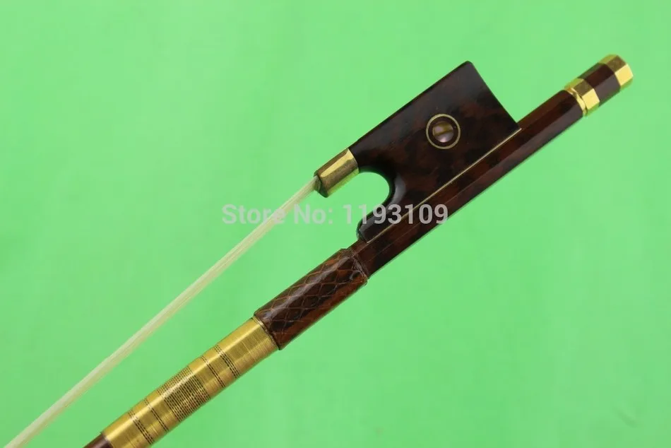 

High quality SNAKEWOOD Violin bow 4/4, Siberia Horsehair violin Parts