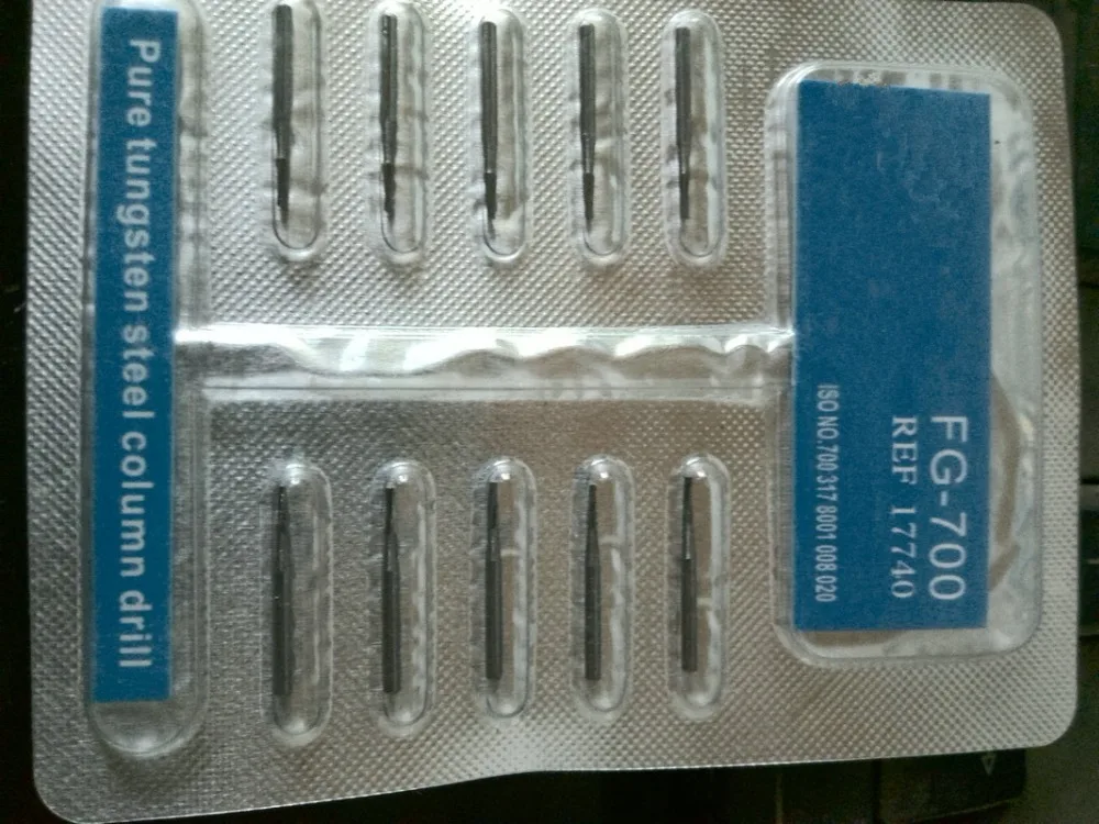 

50pcs Taper Flat End FG Dental Carbide Bur for High Speed Handpiece