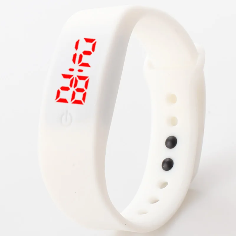 Silicone Led Sports Watches Fashion Children Bracelet Clock Electronic LED Digital Watch Men Women Morning Running Wristwatch | Наручные