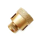 SHDIATOOL 1 шт. 50 мм Вакуумные пайки Алмазные сверлильные коронки фарфоровая плитка Алмазная кольцевая пила гранитный мрамор M14 резьбовые сверла