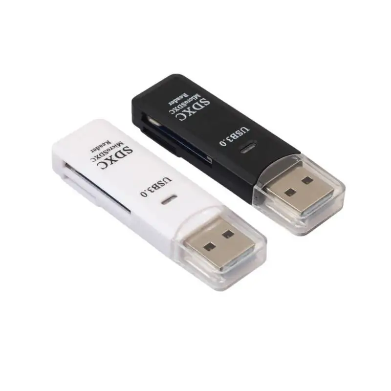Portable 2 in 1 memory card reader usb 3.0 adapter for SD/TF micro SD PC computer laptop accessories S01 | Компьютеры и офис