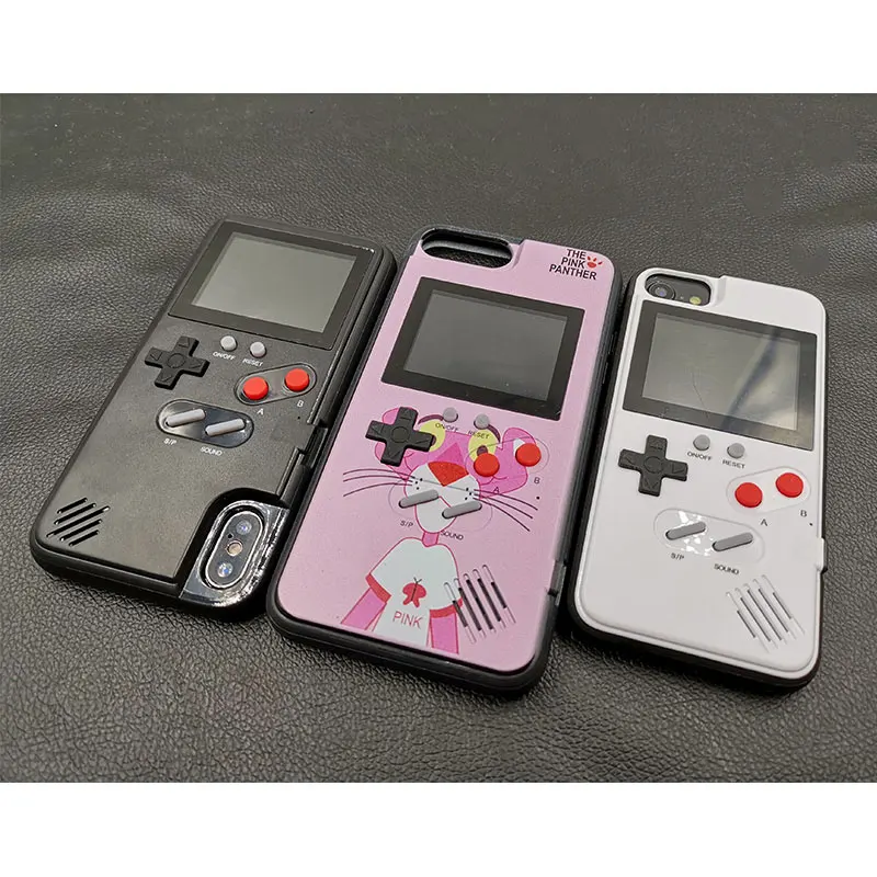 Для iPhone 7 8 6 6S Plus Xs Max Xr X полноцветный дисплей чехол для телефона GameBoy Ретро тетрис
