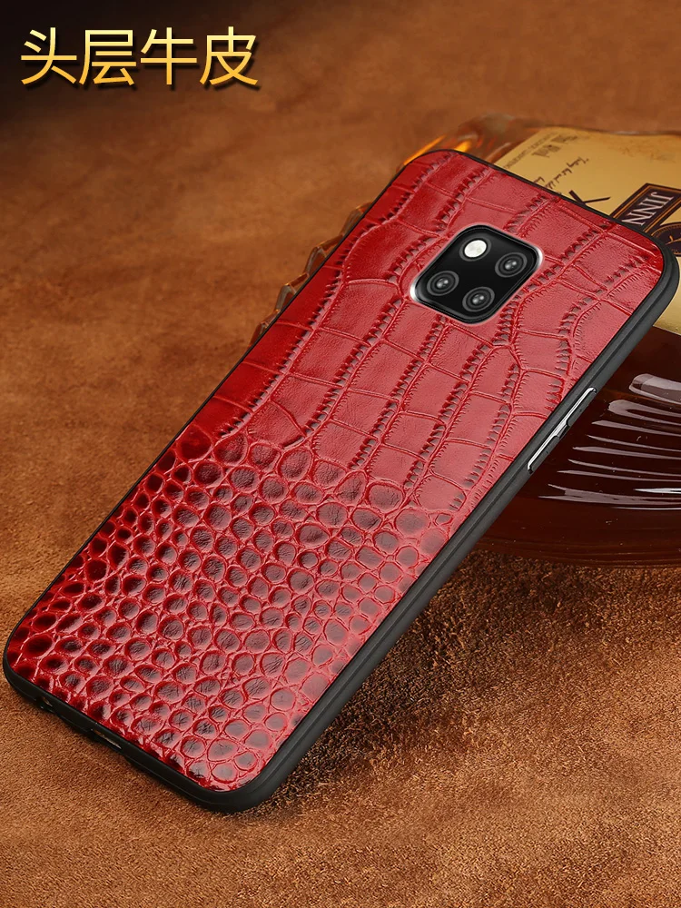 Натуральная кожа Роскошный чехол для телефона для huawei mate 20 30 p20 P30 Pro lite y7 y9 чехол для Honor 10 20i V20 20 Pro 8x 9X