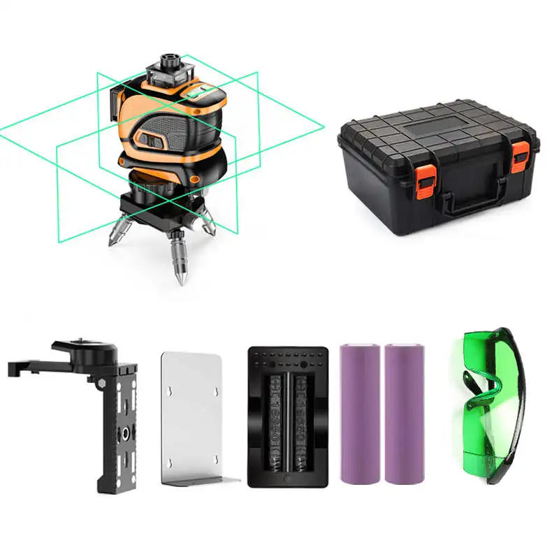 Green laser Prostormer, 12 линий, 3D лазерный уровень, зеленый, 360, наливной, профессиональный, Nivel, лазер, 360, Graus, выравниватель, горизонтальный, вертикальный - Цвет: Green laser