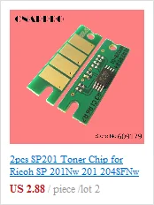 2 шт. SP201 SP200 чипованный картридж-тонер для Ricoh SP220 SP204SN SP213 SP 201 201Nw 204SFNw 204SN 204SF 213SNw 203SFN 200N 201SF