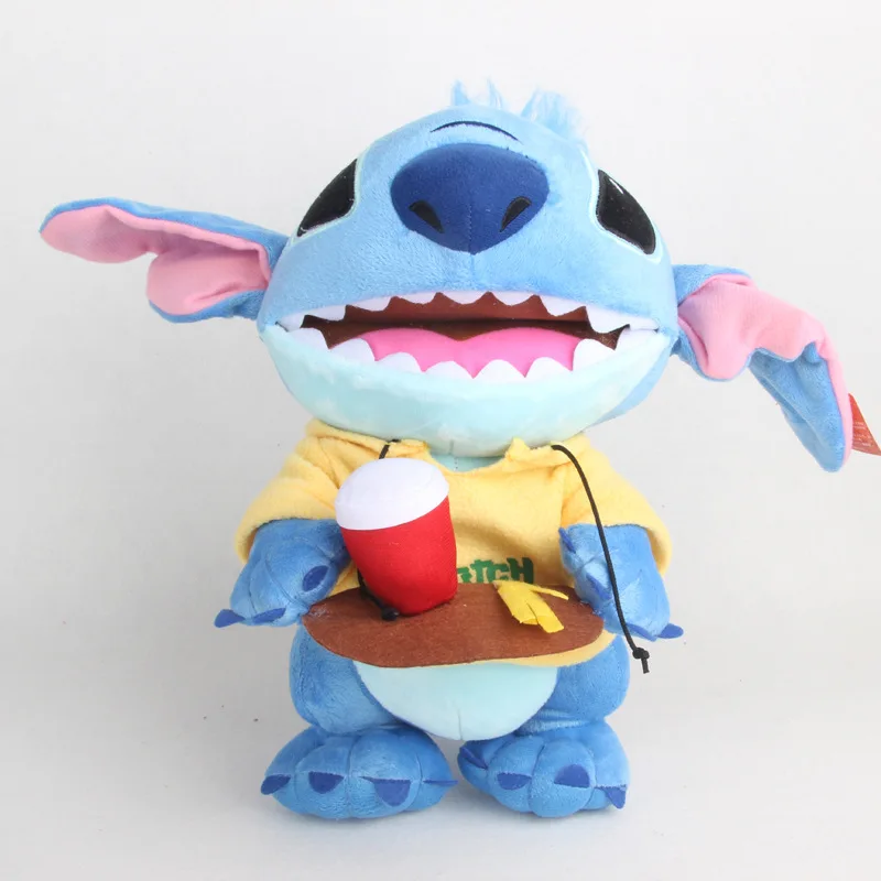 1 шт. 30 см фильм Плюшевые игрушки, Стич "Лило и Стич" Scrump Плюшевые игрушки куклы плюшевые мягкие с наполнением животных игрушки для детей подарок для детей