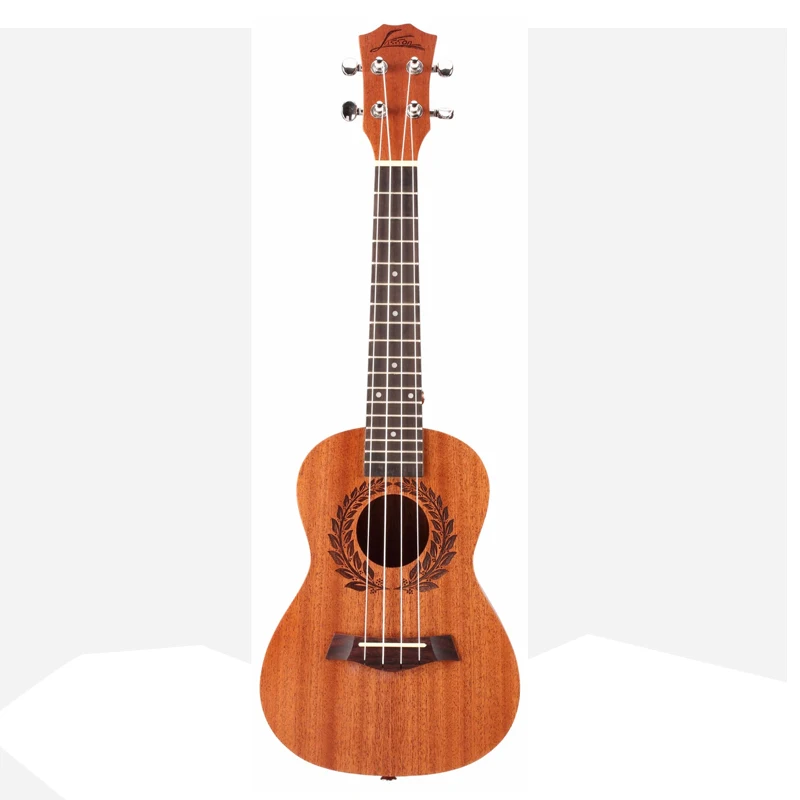 Горячая 23 дюймов концертная Гавайская гитара 4 струны AQUILA Sapele мини Uku