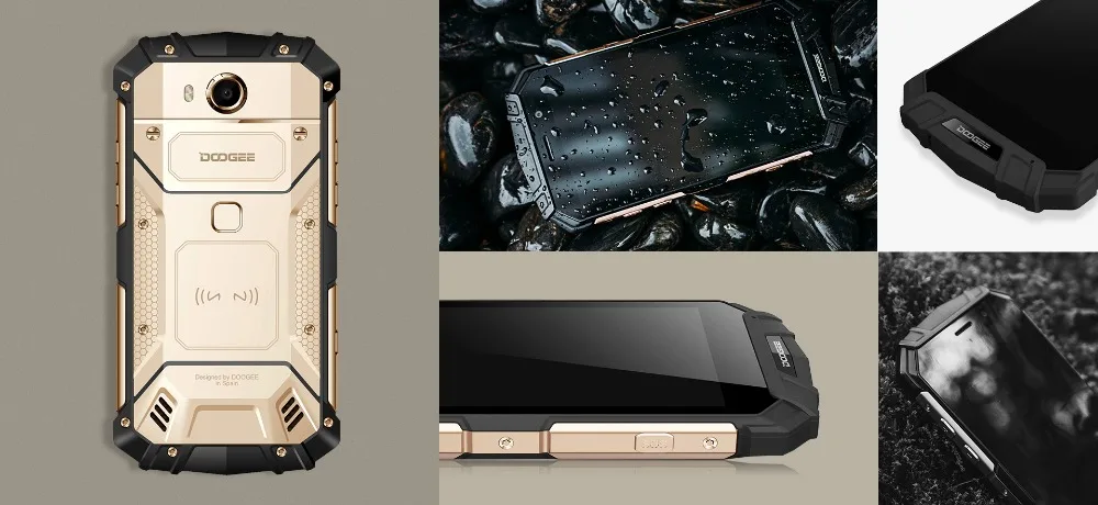 Смартфон DOOGEE S60 Lite IP68 с беспроводной зарядкой, 5580 мАч, 4 Гб, 32 ГБ, 12V2A, быстрая зарядка, 16,0 Мп, 5,2 дюйма, FHD, Восьмиядерный процессор MTK6750T
