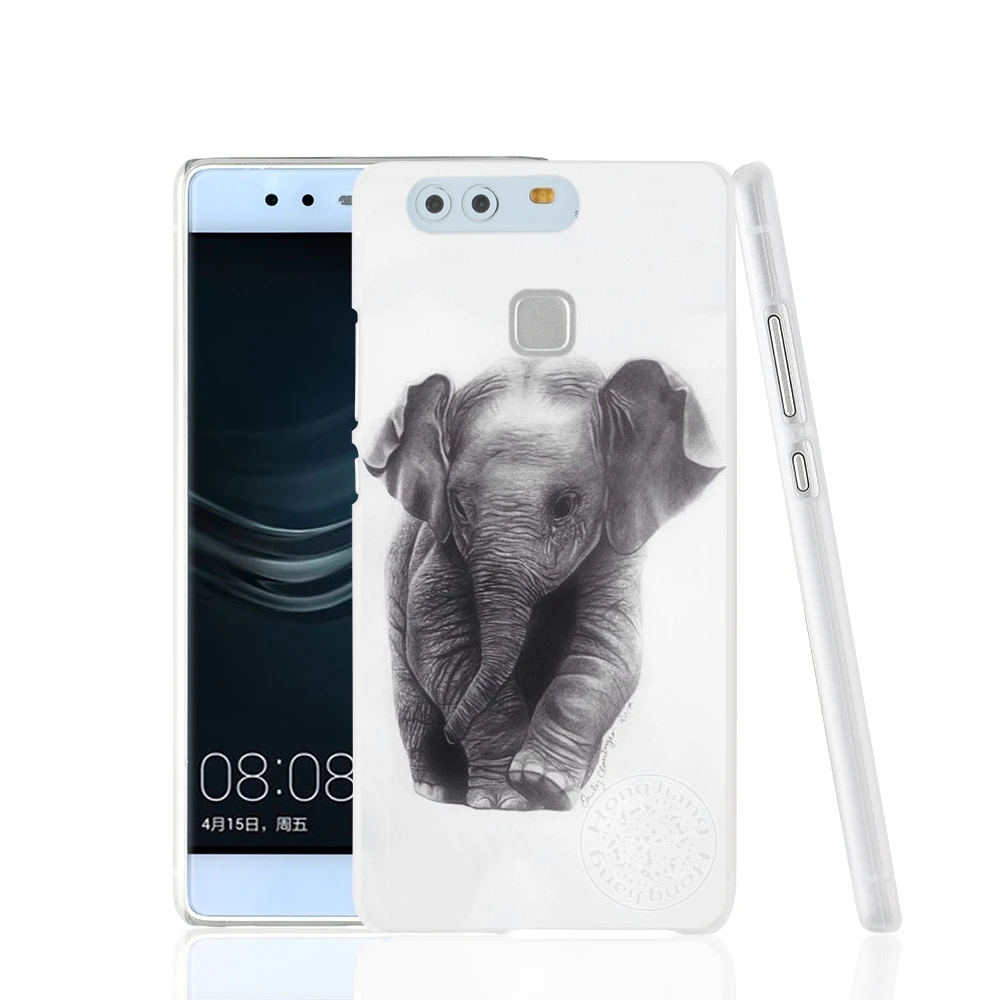 HAMEINUO Elephant Nursery Art Cover phone Case for huawei Ascend P7 P8 P9 P10 lite plus G8 G7 honor 5C 2017 mate 8 | Мобильные