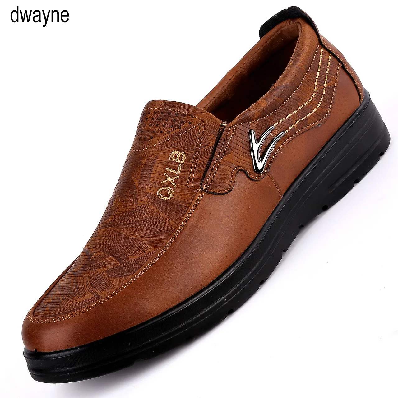 

2021 New Trademark Upscale Men Casual Shoes Fashion Leather Shoes For Men Summer Men'S Flat Shoes Dropshipping yuj89