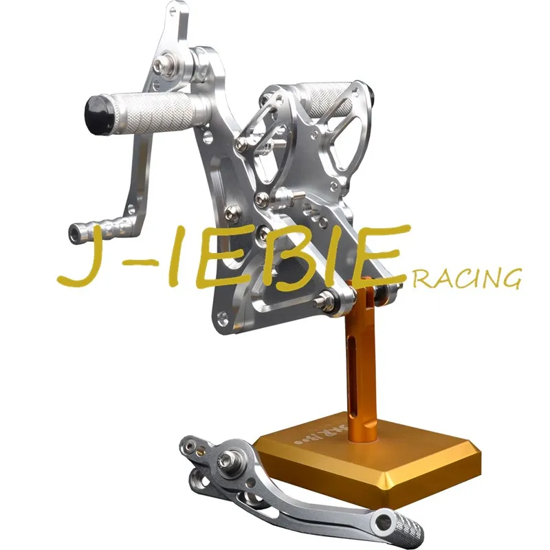 CNC гоночный Rearset Регулируемые задние комплекты подножки подходят для Buell XB9 XB12 XB9R