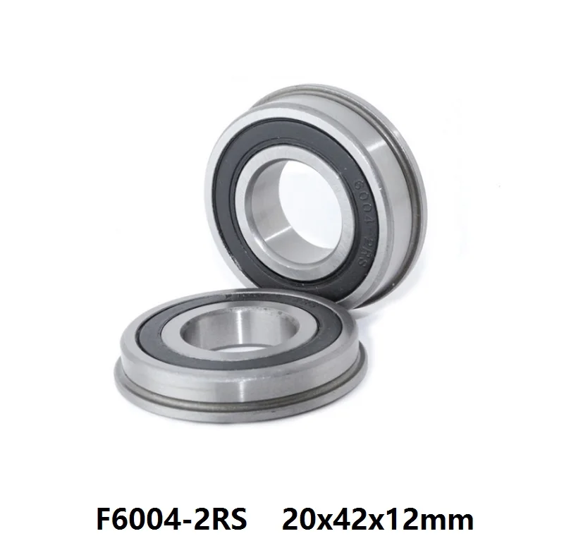 Фланцевый подшипник 100 шт./лот фланцевый F6004RS F6004 2RS RS 20x42x12 мм фланцевые радиальные
