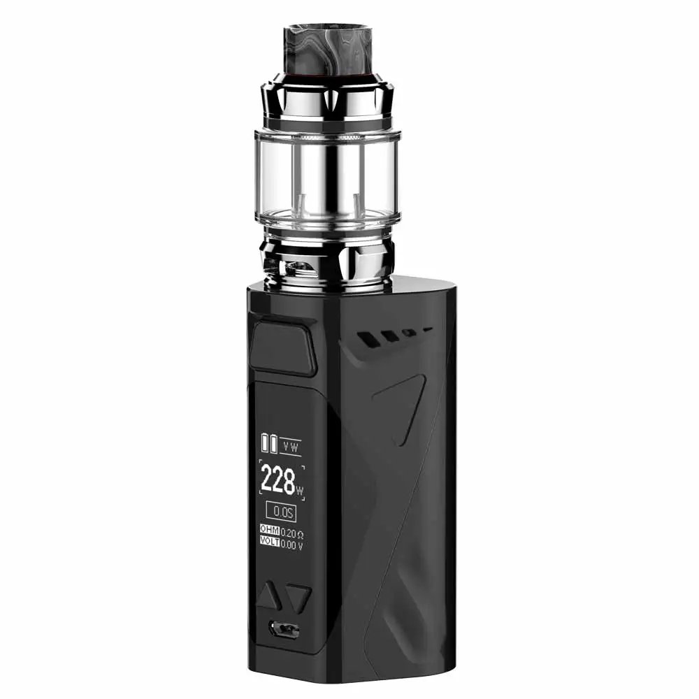 Оригинальный Rincoe Manto X Mesh 228 Вт Vape комплект с 6 мл Metis Mix Atomizer fit 4 вида сетки катушки