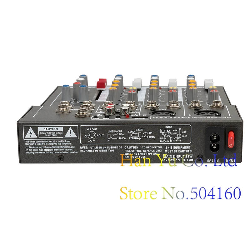 Мини караоке аудио миксер усилитель профессиональный микрофон микшерная
