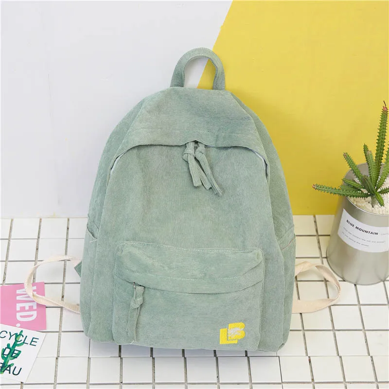 Женские сумки винтажный рюкзак с цветами вельветовый для детей школьная сумка