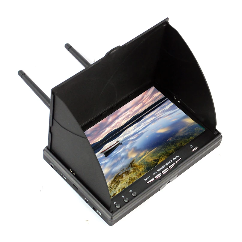 

LS-5802D 5.8G FPV DVR 7 Inch Handheld 800 * 480 Screen For RC Model Racer Drone Quadcopter