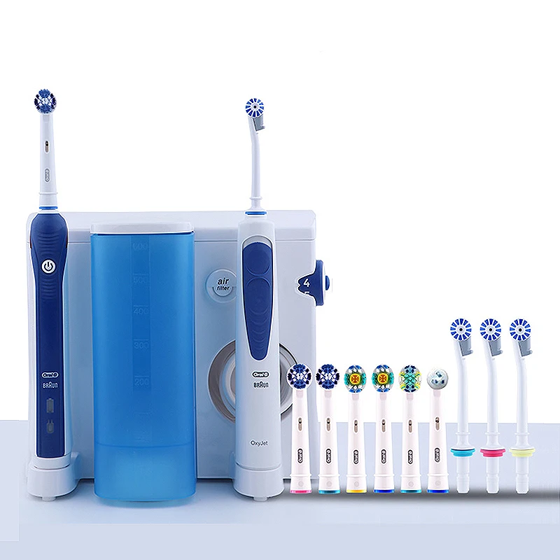 Набор зубных щеток Oral B для всей семьи набор ухода за полостью рта отбеливание