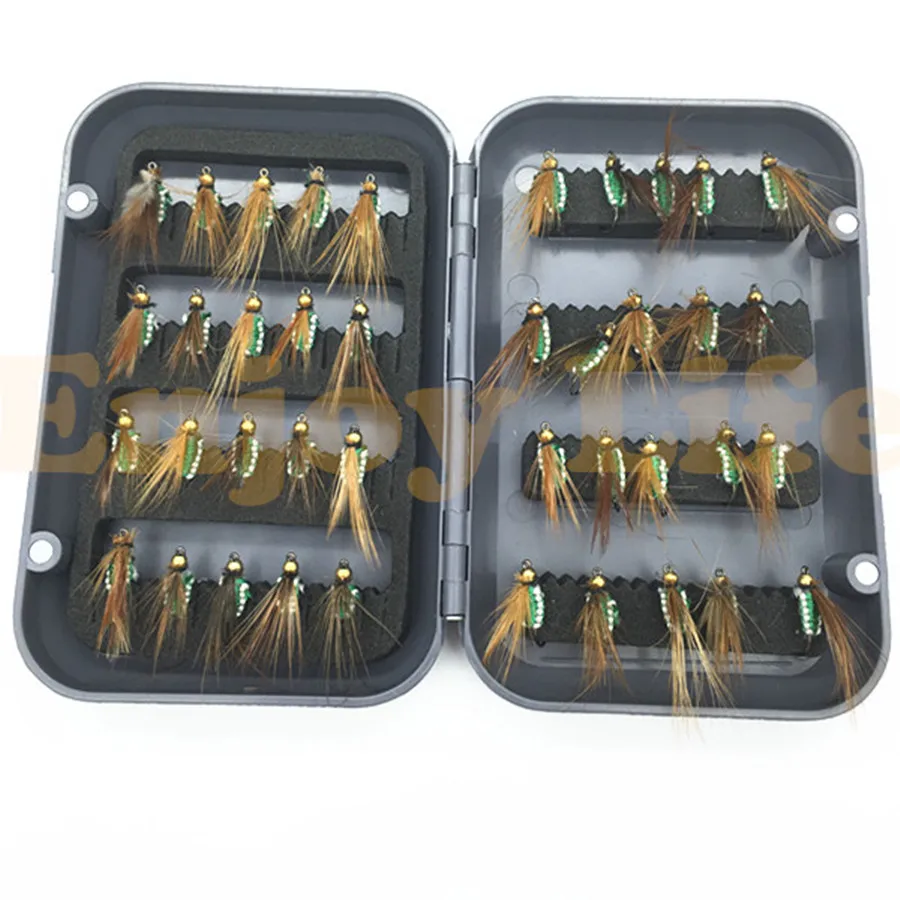 Набор сухих нахлыстовых крючков 40 шт./лот для рыбалки лосося форели мух