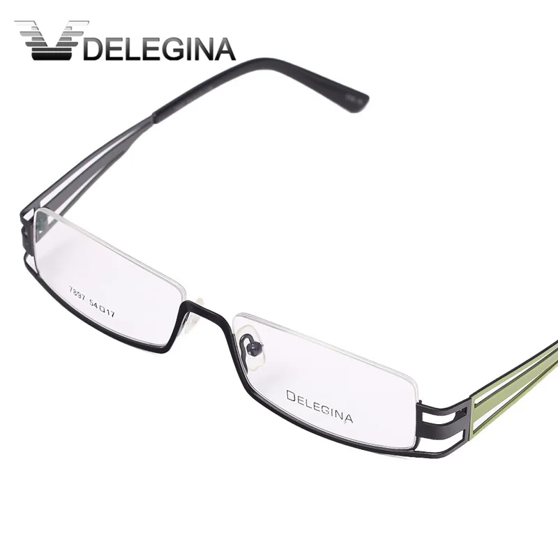 Мода 2018 полуободковая брендовая дизайнерская оправа для очков мужские