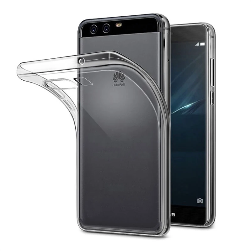 Силиконовый чехол для huawei p10 lite/p10 plus из прозрачного силикона ТПУ роскошный мягкий