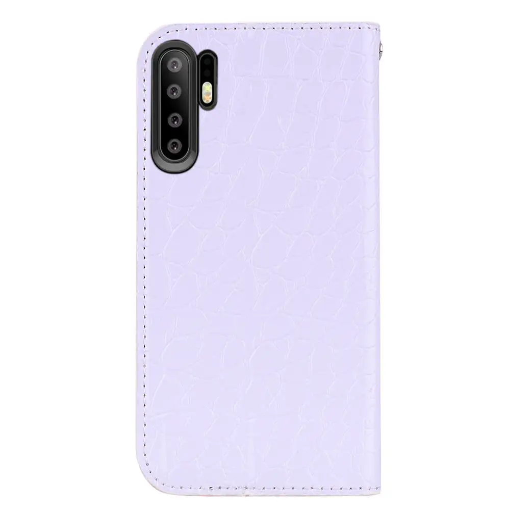 Чехол книжка p30 lite capa pro Bling Croco для Huawei P30 Pro роскошный блестящий чехол из