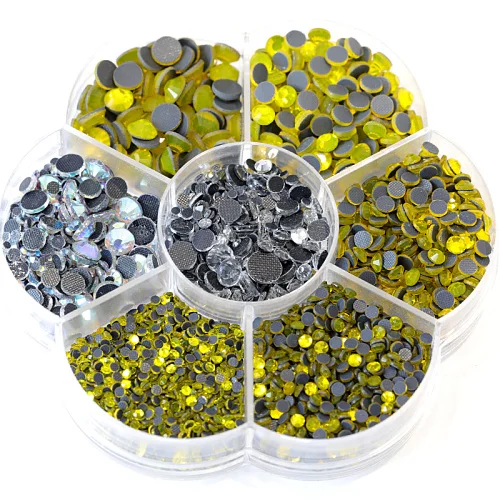 Citrine 3000 шт./лот, разные размеры, кристалл AB DMC, горячая фиксация, камни, стеклянные стразы DMC, горячая фиксация, стразы, железо на камнях для свадебного платья B2022 - Цвет: Citrine