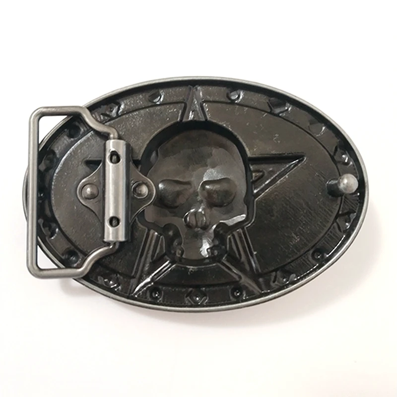 Горячая Распродажа фирменный металлический ремень с черепом и пряжкой мужские