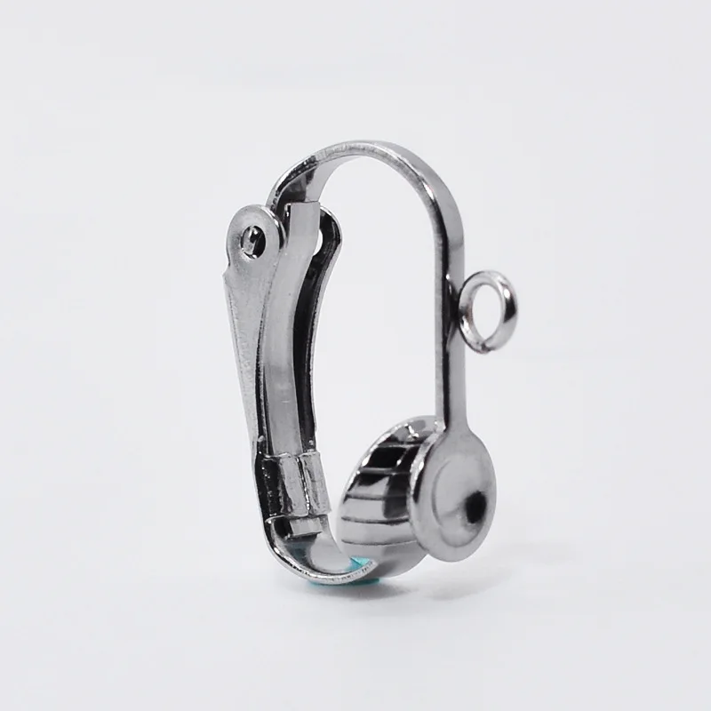 Earrings Adapter Stainless Steel Non-pierced Clip Back on Converters Earring Settings DIY Findings NO Fade | Украшения и