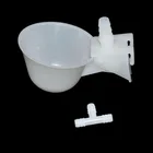 Автоматическая поилка для птиц, 2 шт., чаша для кур, пластиковая Питьевая чаша, кормушка для домашних животных, продукты для кормления, чаша для питья голубей