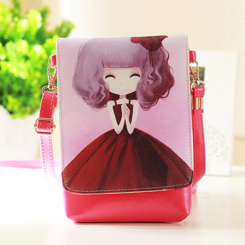 Женский кошелек-органайзер из ПУ кожи с мультяшным принтом | Багаж и сумки