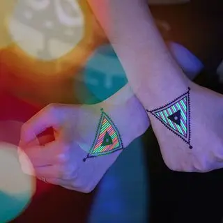 Водонепроницаемая Татуировка Вспышка татуировки Вечеринка стикер Временная