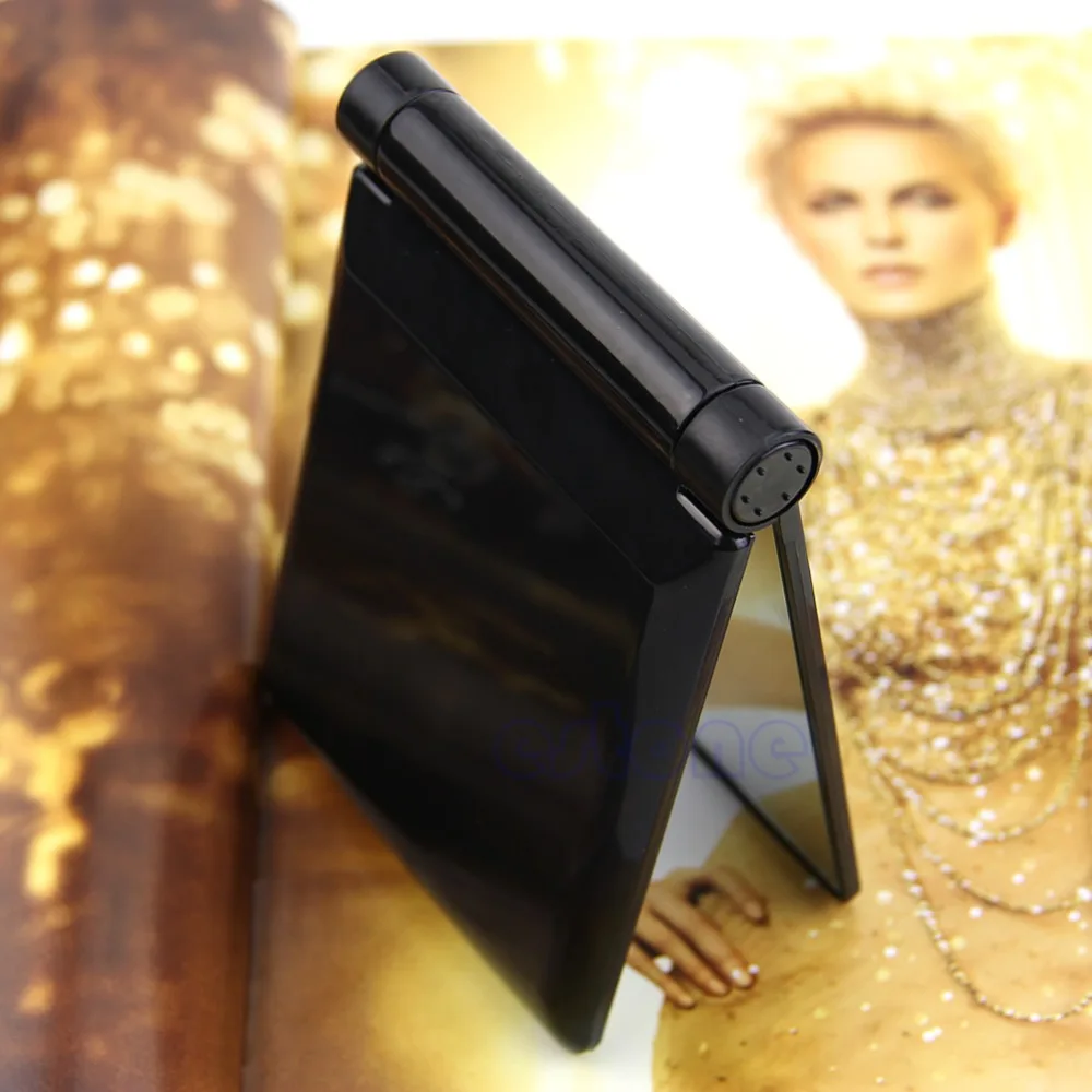 Популярное косметическое компактное карманное складное зеркало для макияжа с 8