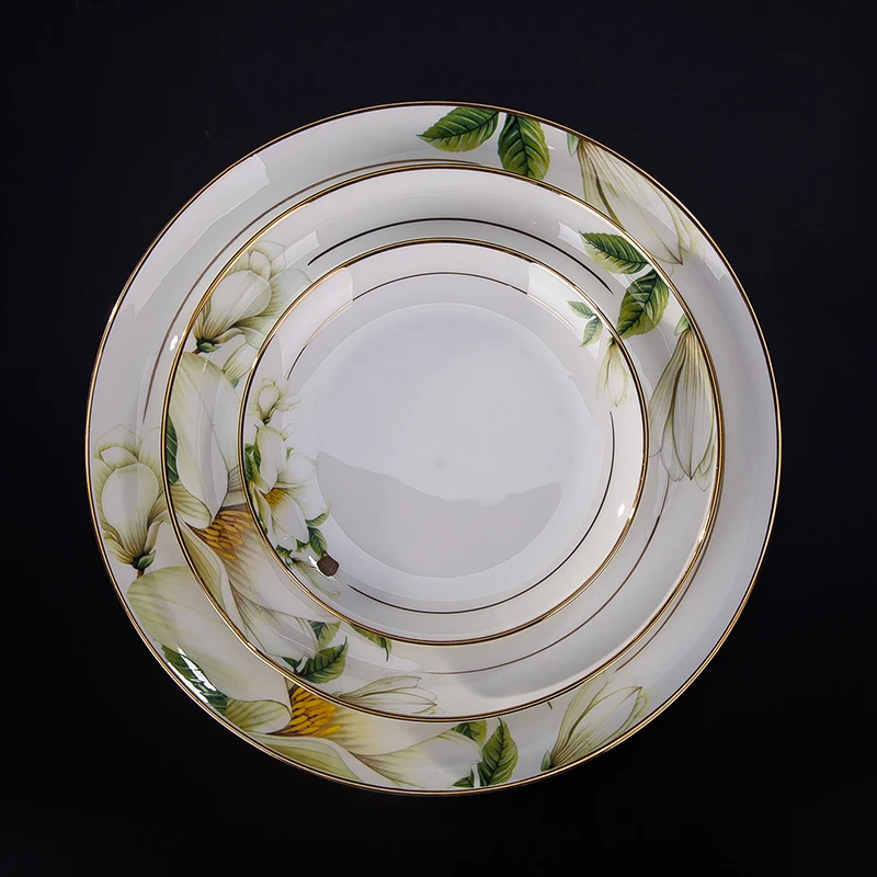 Керамика Jingdezhen 58 костяная посуда из Китая чаша для бифштекса костюм Пномпень